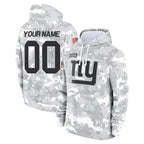 Choea Custom NY.Giants Arctic Camo Salute to Service Pullover Hoodies Limited Game Any Name & Numbers Stitched Jerseys