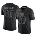 Choea Custom NY.Giants Black Limited Reflective Home Game Any Name & Numbers Stitched Jerseys