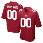 Choea Custom NY.Giants Red Home Game Any Name & Numbers Stitched Jerseys
