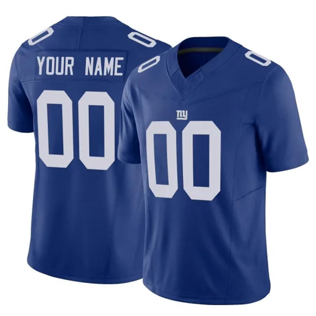 Choea Custom NY.Giants Royal Limited Vapor F.U.S.E. Home Game Any Name & Numbers Stitched Jerseys