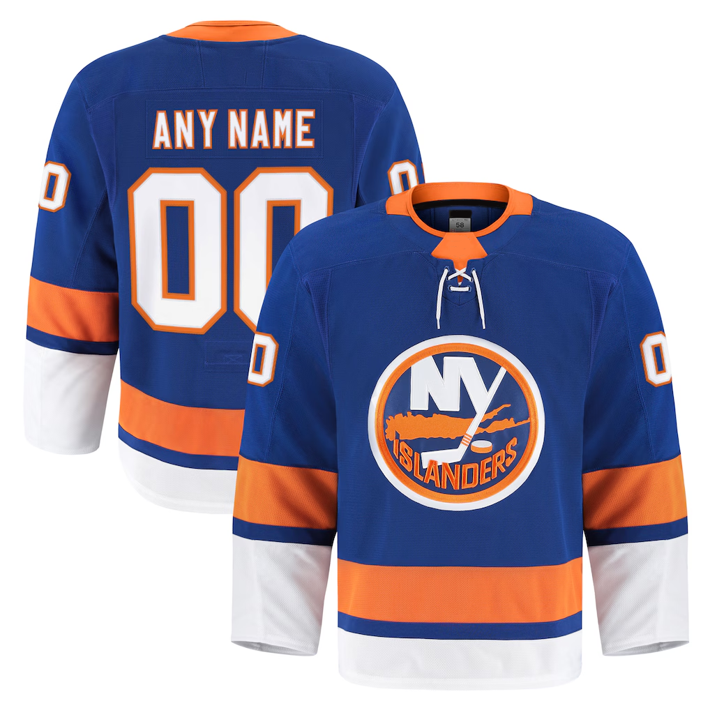 Choea Custom NY.Islanders Royal Home Authentic Pro Jerseys