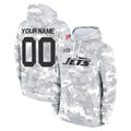 Choea Custom NY.Jets Arctic Camo Salute to Service Pullover Hoodies Limited Game Any Name & Numbers Stitched Jerseys