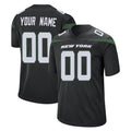 Choea Custom NY.Jets Black Home Game Any Name & Numbers Stitched Jerseys