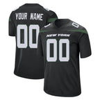 Choea Custom NY.Jets Black Home Game Any Name & Numbers Stitched Jerseys