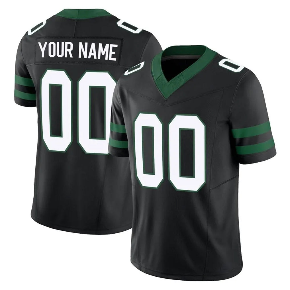 Choea Custom NY.Jets Black Limited Legacy Vapor F.U.S.E. Home Game Any Name & Numbers Stitched Jerseys