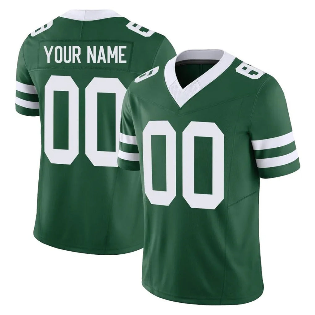 Choea Custom NY.Jets Green Legacy Limited Vapor F.U.S.E. Home Game Any Name & Numbers Stitched Jerseys