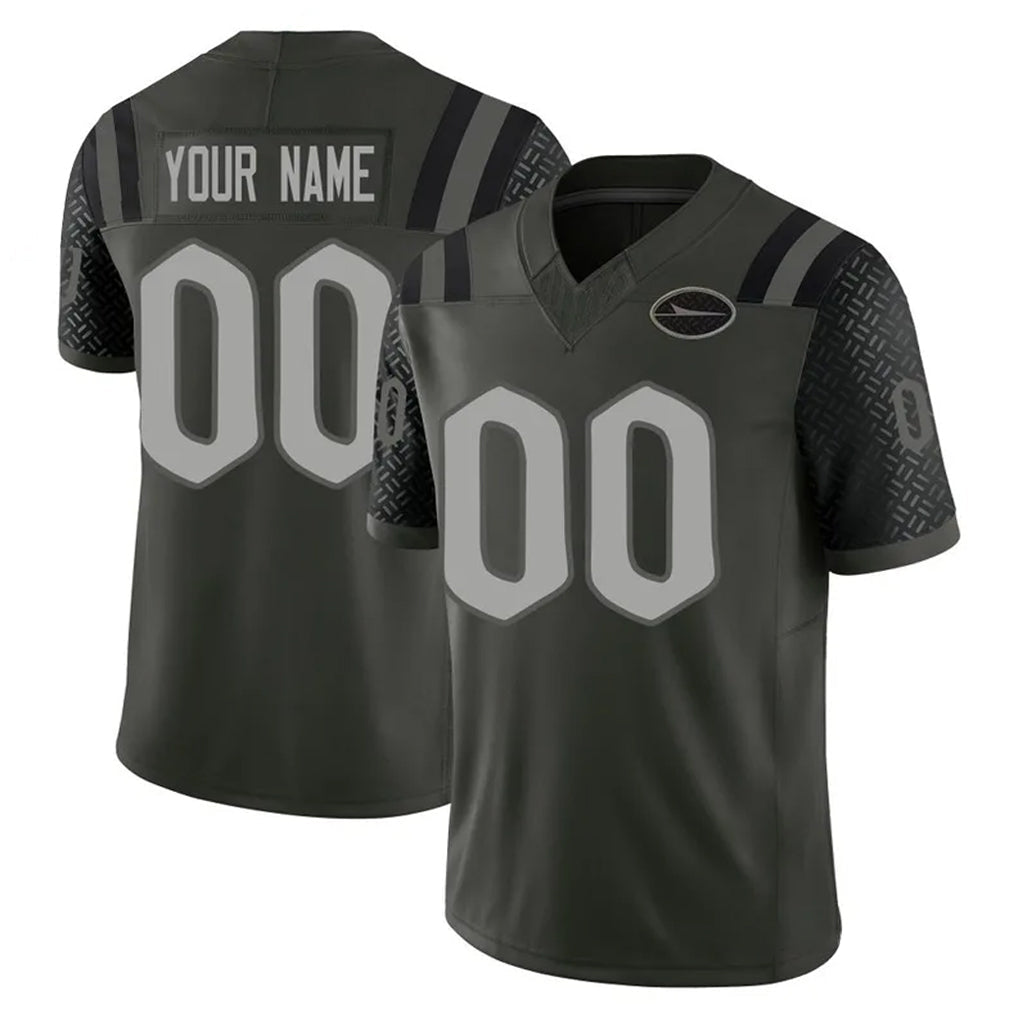 Choea Custom NY.Jets Green Limited 2025 Rivalries Collection Home Game Any Name & Numbers Stitched Jerseys