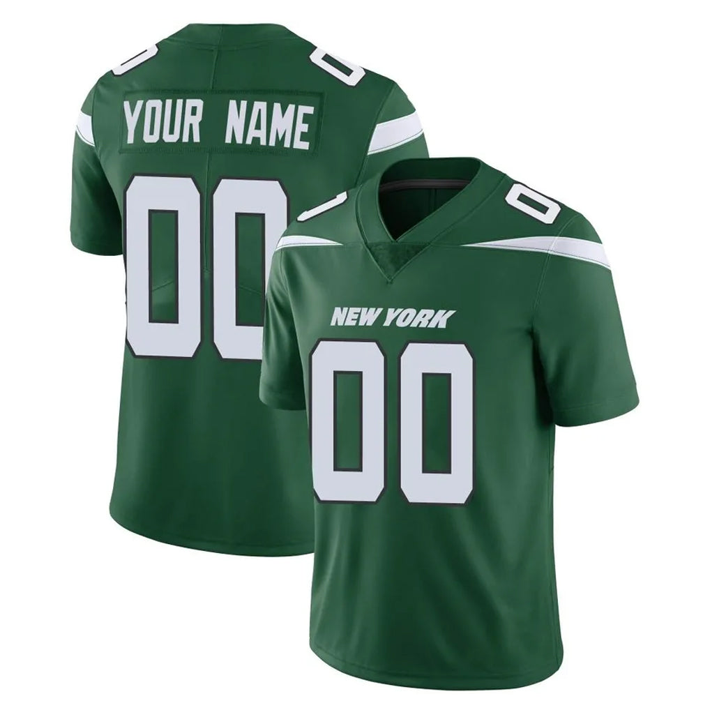 Choea Custom NY.Jets Green Limited Vapor Home Game Any Name & Numbers Stitched Jerseys