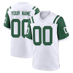 Choea Custom NY.Jets White Classic Home Game Any Name & Numbers Stitched Jerseys