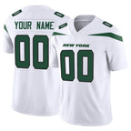 Choea Custom NY.Jets White Limited Vapor F.U.S.E. Home Game Any Name & Numbers Stitched Jerseys