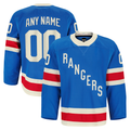Choea Custom NY.Rangers Blue Centennial Authentic Pro Jerseys