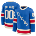 Choea Custom NY.Rangers Blue Centennial Premium Jerseys