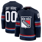 Choea Custom NY.Rangers Navy Alternate Premium Jerseys