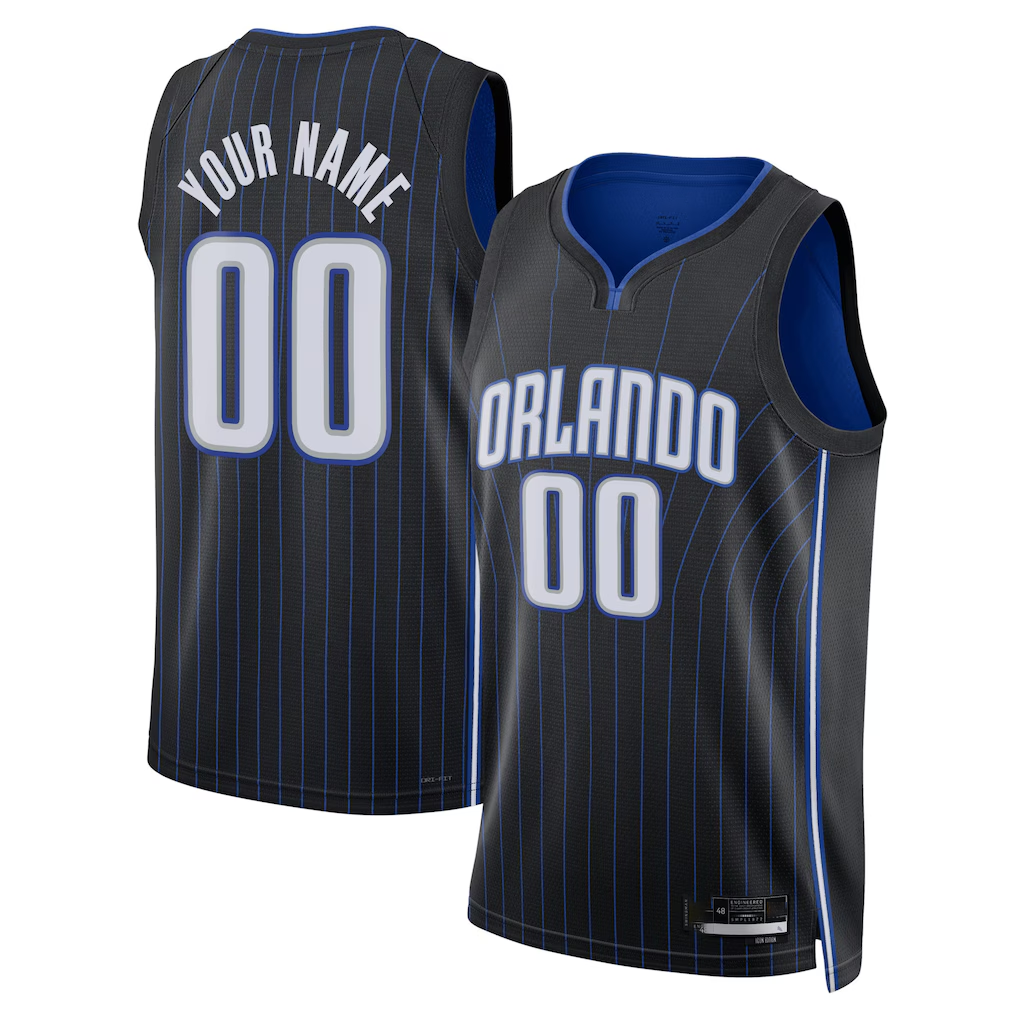 Choea Custom O.Magic Black Swingman Jerseys - Icon Edition