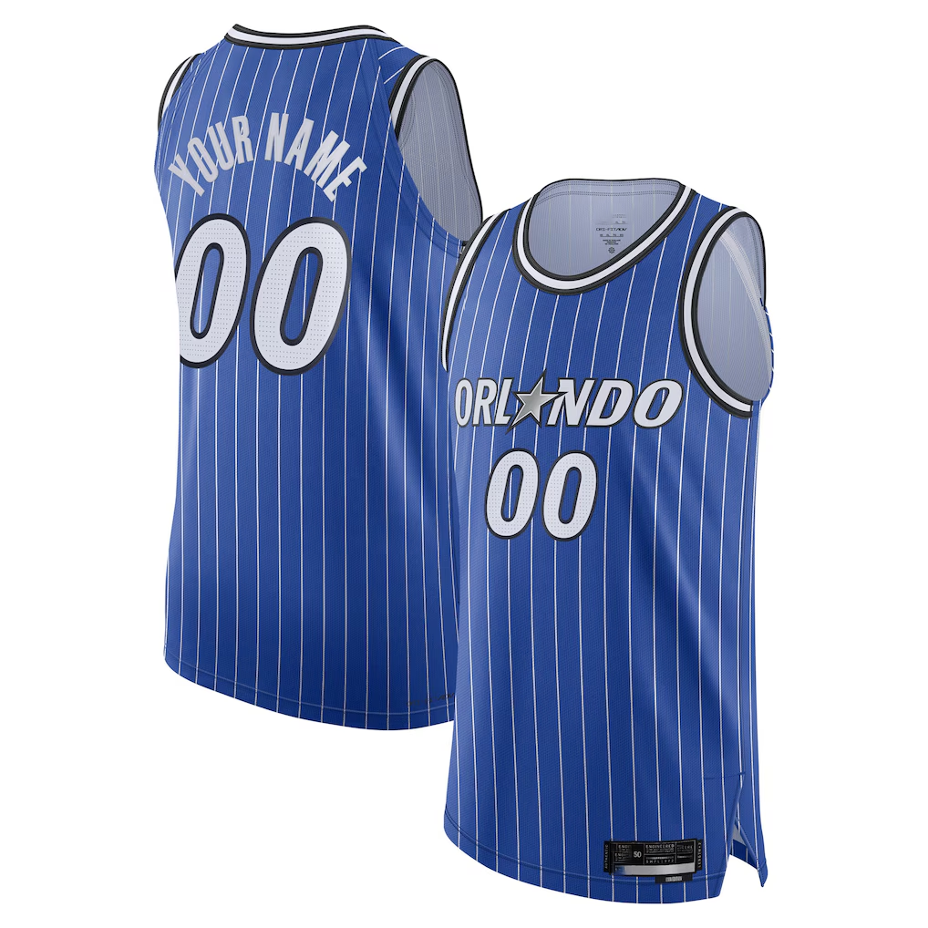 Choea Custom O.Magic Blue Authentic Jerseys - Icon Edition