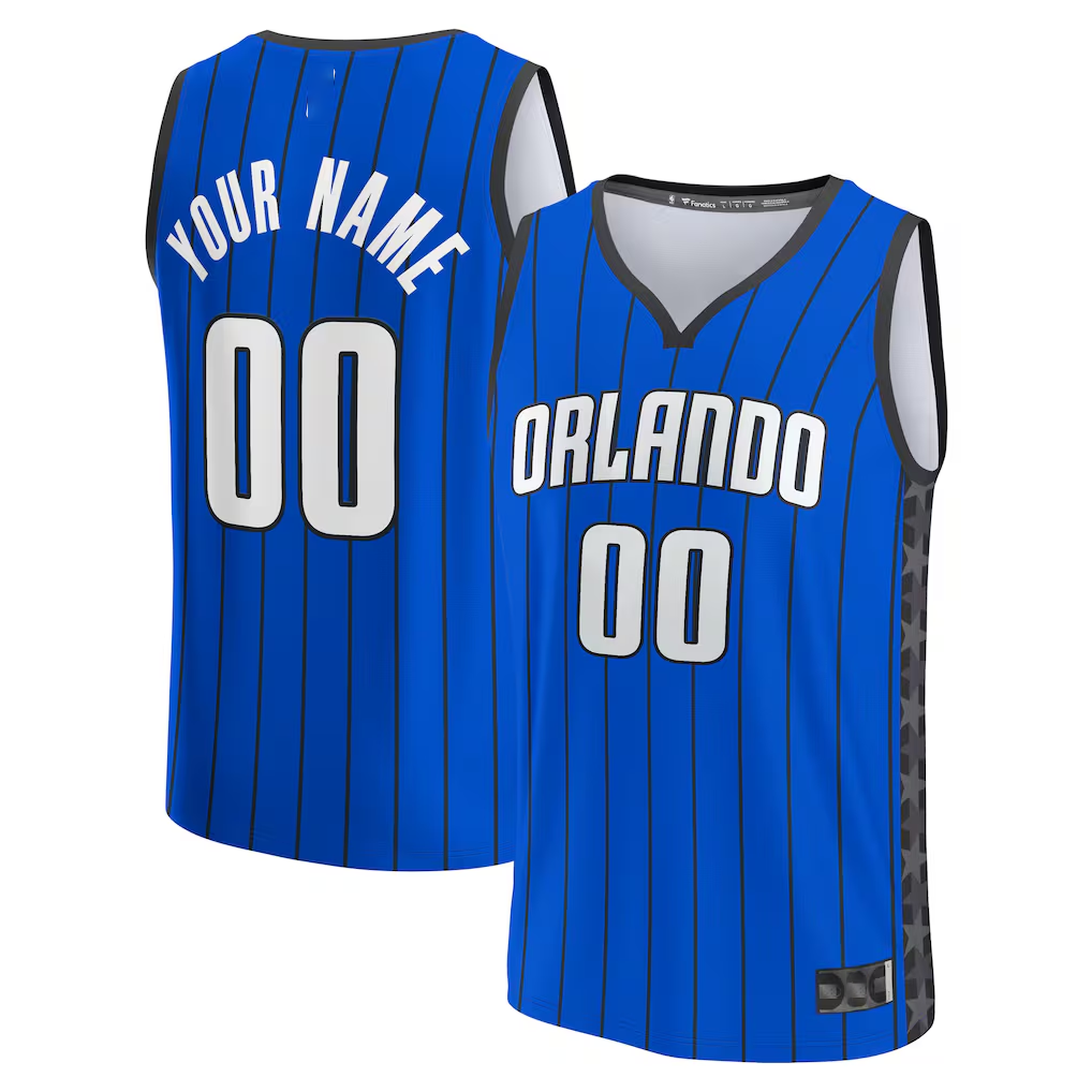 Choea Custom O.Magic Blue Fast Break Jerseys - Statement Edition