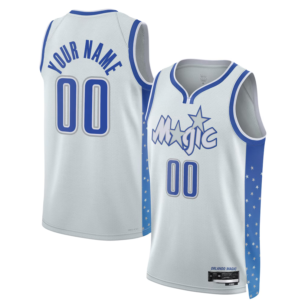 Choea Custom O.Magic Silver 2025-26 City Edition Swingman Jerseys