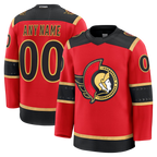 Choea Custom O.Senators Red Alternate Premium Jerseys