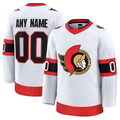 Choea Custom O.Senators White Away Premium Jerseys