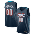 Choea Custom OC.Thunder Blue 2025-2026 City Edition Swingman Stitched Jerseys
