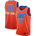 Choea Custom OC.Thunder Orange Swingman Stitched Jerseys- Statement Edition