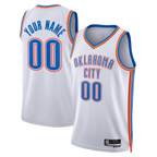 Choea Custom OC.Thunder White Swingman Stitched Jerseys- Association Edition