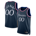 Choea Custom P.76ers Navy 202526 City Edition Swingman Jerseys