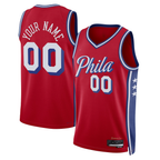 Choea Custom P.76ers Red 202223 Swingman Jerseys - Statement Edition