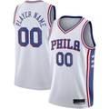 Choea Custom P.76ers White 2020-21 Swingman Jerseys - Association Edition