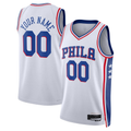 Choea Custom P.76ers White 2022-23 Swingman Jerseys - Association Edition