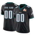 Choea Custom P.Eagles Black Limited Vapor F.U.S.E. Super Bowl LIX Home Game Any Name & Numbers Stitched Jerseys