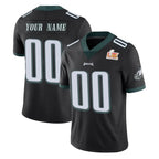 Choea Custom P.Eagles Black Limited Vapor Untouchable Super Bowl LIX Home Game Any Name & Numbers Stitched Jerseys