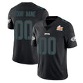 Choea Custom P.Eagles Limited Black Impact Super Bowl LIX Home Game Any Name & Numbers Stitched Jerseys