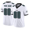Choea Custom P.Eagles White Limited Vapor F.U.S.E. Home Game Any Name & Numbers Stitched Jerseys