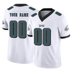 Choea Custom P.Eagles White Limited Vapor F.U.S.E. Home Game Any Name & Numbers Stitched Jerseys