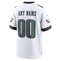 Choea Custom P.Eagles White Stitched Home Game Stitched Jerseys
