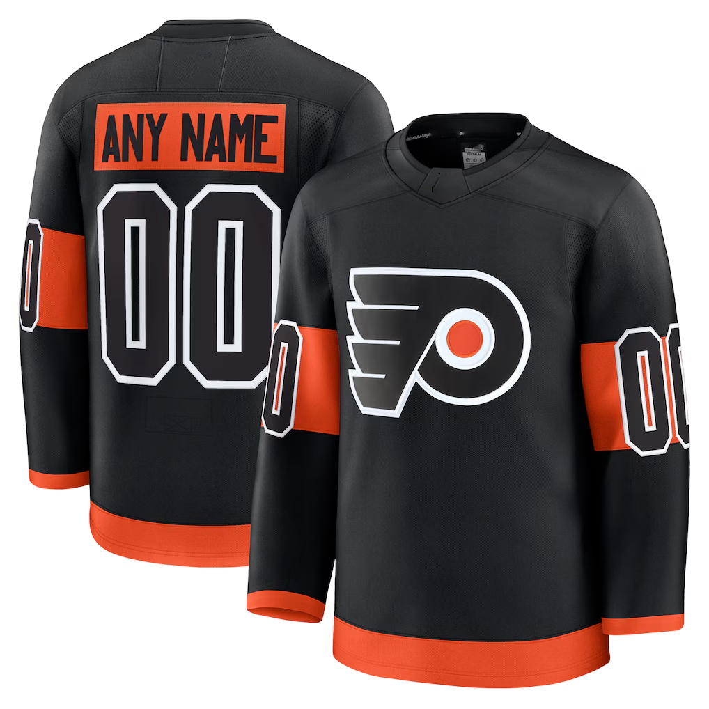 Choea Custom P.Flyers Black Alternate Premium Jerseys