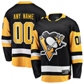 Choea Custom P.Penguins Black Home Breakaway Jerseys