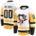 Choea Custom P.Penguins White Away Breakaway Jerseys