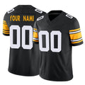 Choea Custom P.Steelers Black Limited Alternate Vapor F.U.S.E. Home Game Any Name & Numbers Stitched Jerseys