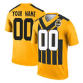 Choea Custom P.Steelers Gold Legend Limited 1933 Throwback Performance Home Game Any Name & Numbers Stitched Jerseys