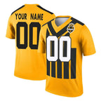 Choea Custom P.Steelers Gold Legend Limited 1933 Throwback Performance Home Game Any Name & Numbers Stitched Jerseys