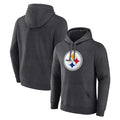 Choea Custom P.Steelers Gray Pullover Hoodies Limited Any Name & Numbers  Stitched Jerseys