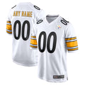 Choea Custom P.Steelers White Home Game Stitched Jerseys
