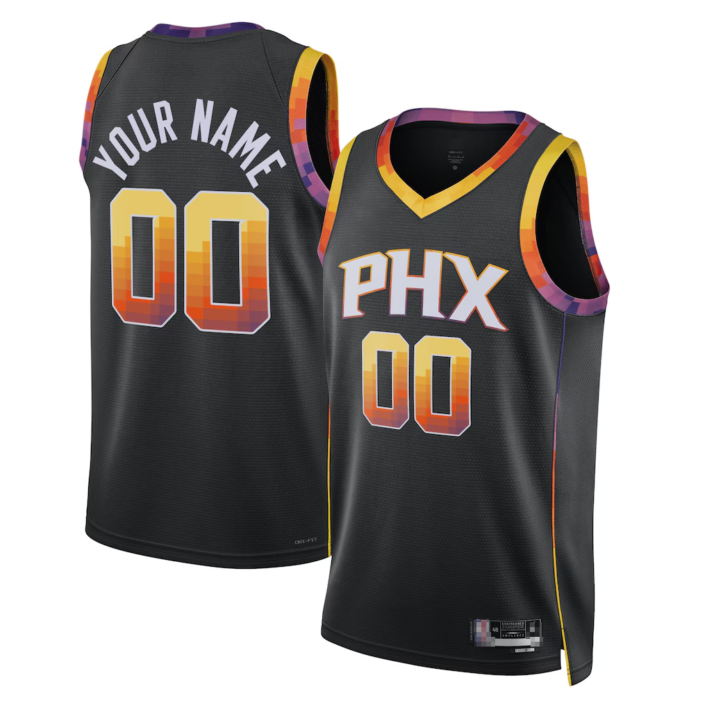 Choea Custom P.Sunss Black 2022-2023 Swingman Jerseys - Statement Edition