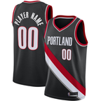 Choea Custom PT.Blazers Black 2020-2021 Swingman Jerseys - Icon Edition