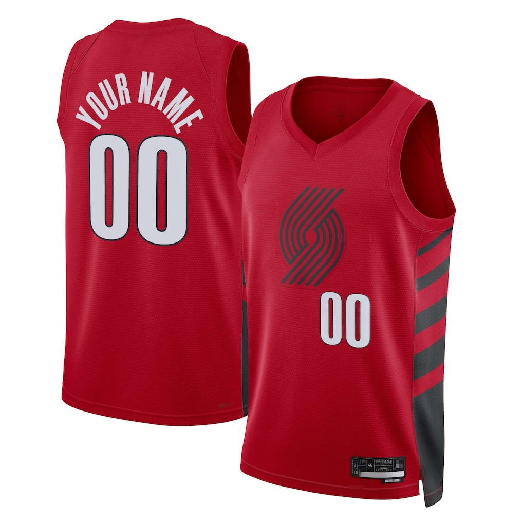 Choea Custom PT.Blazers Red 2022-2023 Swingman Jerseys - Statement Edition