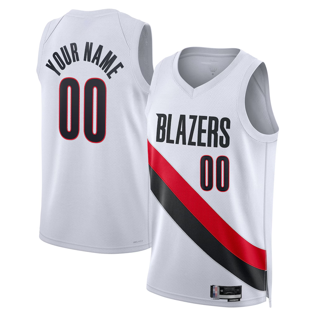 Choea Custom PT.Blazers White Swingman Jerseys - Association Edition