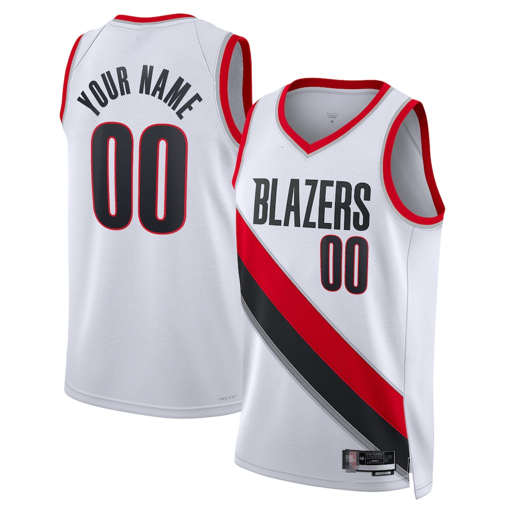 Choea Custom PT.Blazers White Swingman Jerseys - Association Edition
