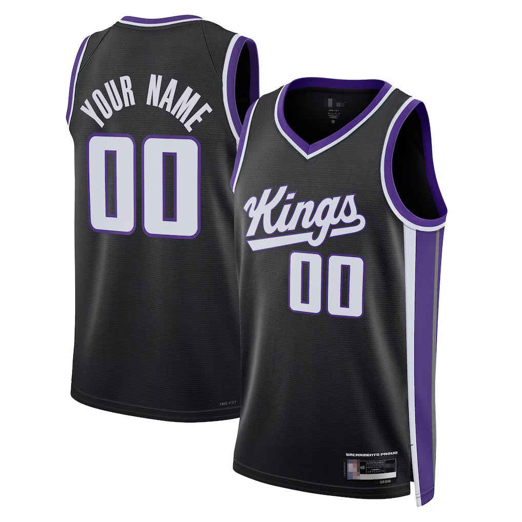 Choea Custom S.Kings Black Swingman Jerseys - Icon Edition